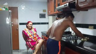 My Stepmom Gets Horny In The Kitchen And We End Up Fucking. Prt. 1