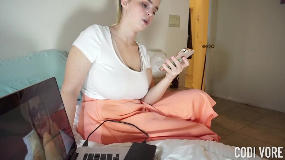 Codi Vore - Mommy Catches You Watching Her Porn