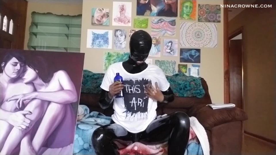 Femdom porn  Nina Crowne - This is Art  Femdom 