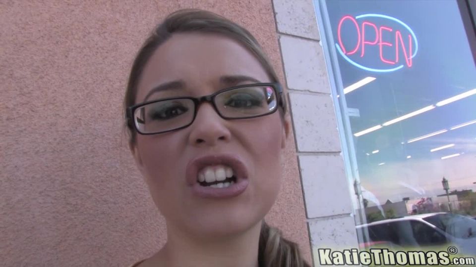 Katie Thomas, Prince Yahshua - Hangin at the Shoe Store (2021) - 1 on 1 big booty glasses shaved swallow tattoos