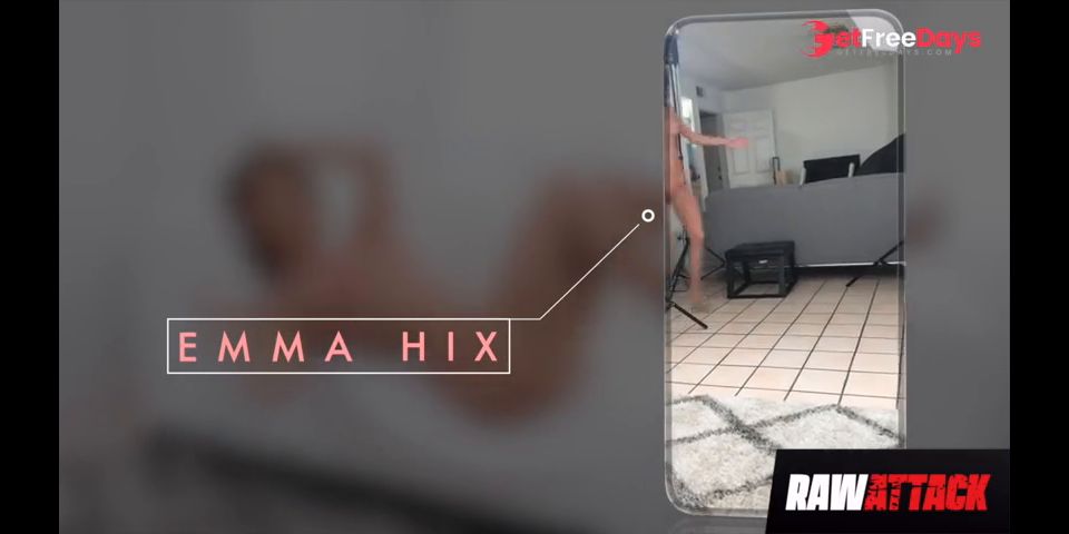 Hottest Slim Beauty Emma Hix Takes Two Cocks