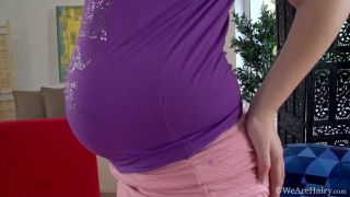 7200 WeAreHairy - Jessica Hard - Stockings Pregnant Strips