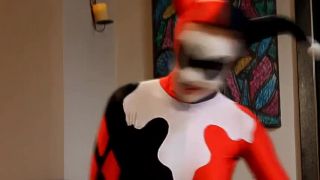 Harley Quinn dominates humiliates Blue Avenger Sex Clip V...