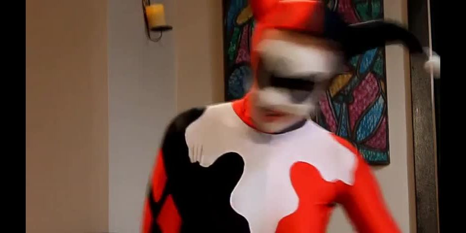 Harley Quinn dominates humiliates Blue Avenger Sex Clip V...