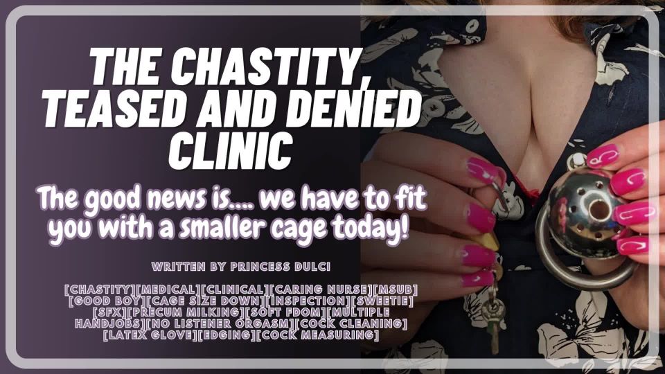 The Chastity, Teased And Denied Clinic [Roleplay][Fantasy][Nurse][Penis 