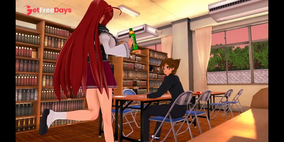 [GetFreeDays.com] Akeno Fucking in the library  HS DXD NTR madness 2  Full 1hr movie on Patreon Fantasyking3 Sex Video October 2022