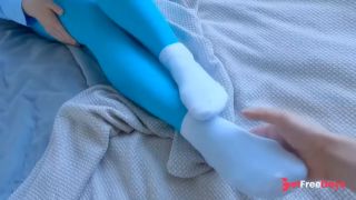 She just loves pantyhose, socks and sex.