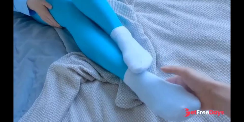 She just loves pantyhose, socks and sex.