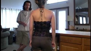 Raquel Raquel in the video Raquel Spanked for Inappropriate Clothing - realspankings (1)