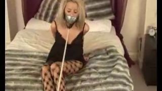 Sexy nightware tape gagged