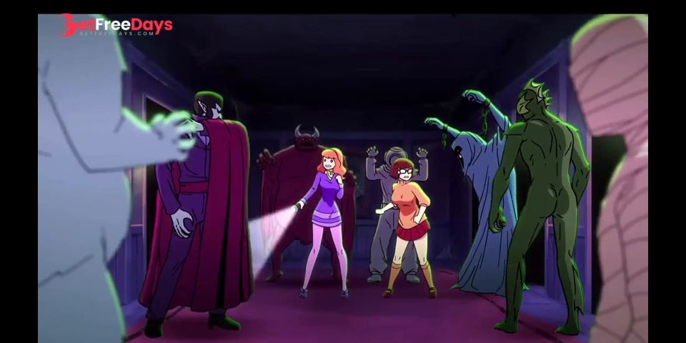 Velma And Daphne Fight With The Monsters In Gangbang  Uncensored Cartoon Parody 