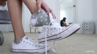 adult video clip 43 Stella Liberty - Stinky Sneakers and Socks on fetish porn nylon feet femdom