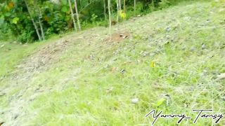 Mosquitoes Biting While Doing Quicky Outdoor With Pinay Student