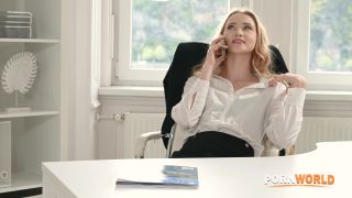 Sexy Blonde Real Estate Agent Ivy Rein Invites New Client....