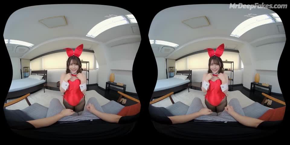 Nogizaka46 Erika Ikuta Wearing Bunny Suit VR Cheered Sex Porn DeepFak ...