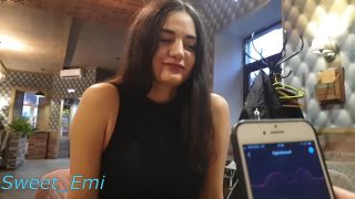 Sweet Emi - MY FRIEND CONTROLS ME IN PUBLIC? my Pussy is very Wet. Lovense Lush [FullHD 1080P] - petite - teen homemade amateur