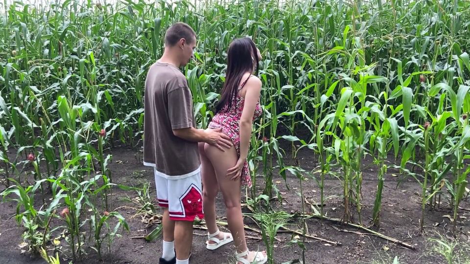 online xxx clip 40 girl crush fetish JuliaSayNo - I Fucked My Horny Stepsister In The Cornfield During The Rain And Came On Her Ass - [PornHub] - 2025 (FullHD 1080p), amateur on femdom porn