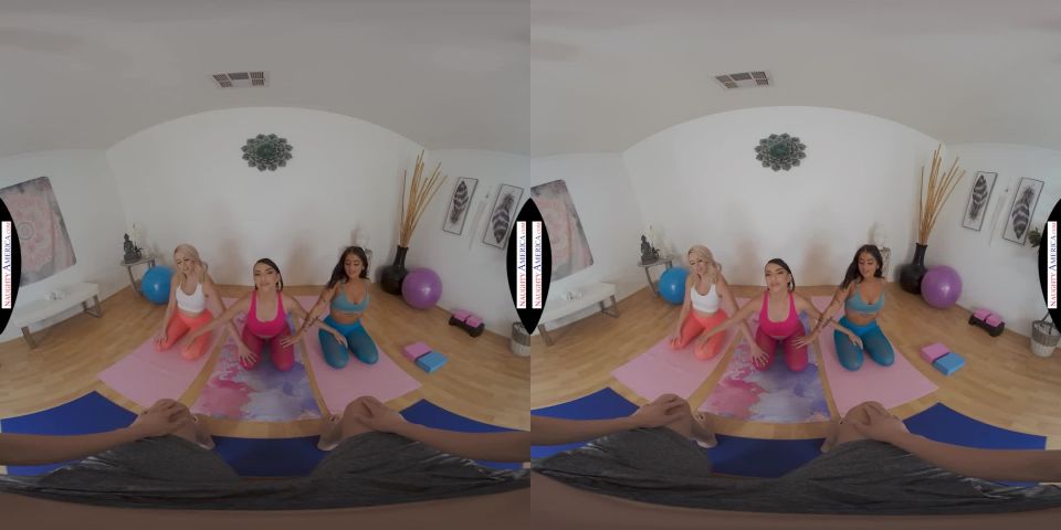 Hime Marie, Madison Summers, Ryan Reid Naughty America VR with Hime Marie, Madison Summers & Ryan Reid in Tantric Yoga turns into a deeply sensual foursome bang... - Blonde