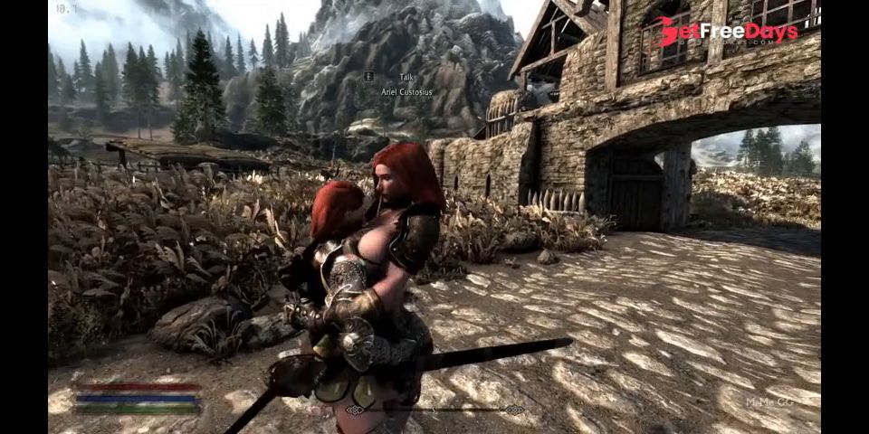 [GetFreeDays.com] Cute Redhead grows into goddess and has fun with the city - Skyrim Giantess Sex Stream July 2023