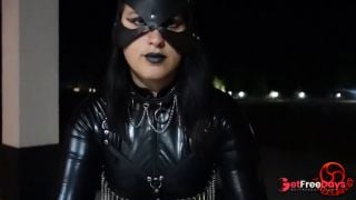[GetFreeDays.com] Horny Sex Slave in Latex Catsuit wants her Dom gives her a hard fucked after Outdoor Blowjob Adult Stream March 2023