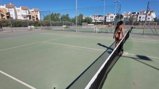 Daring Kiara - Naked Tennis.