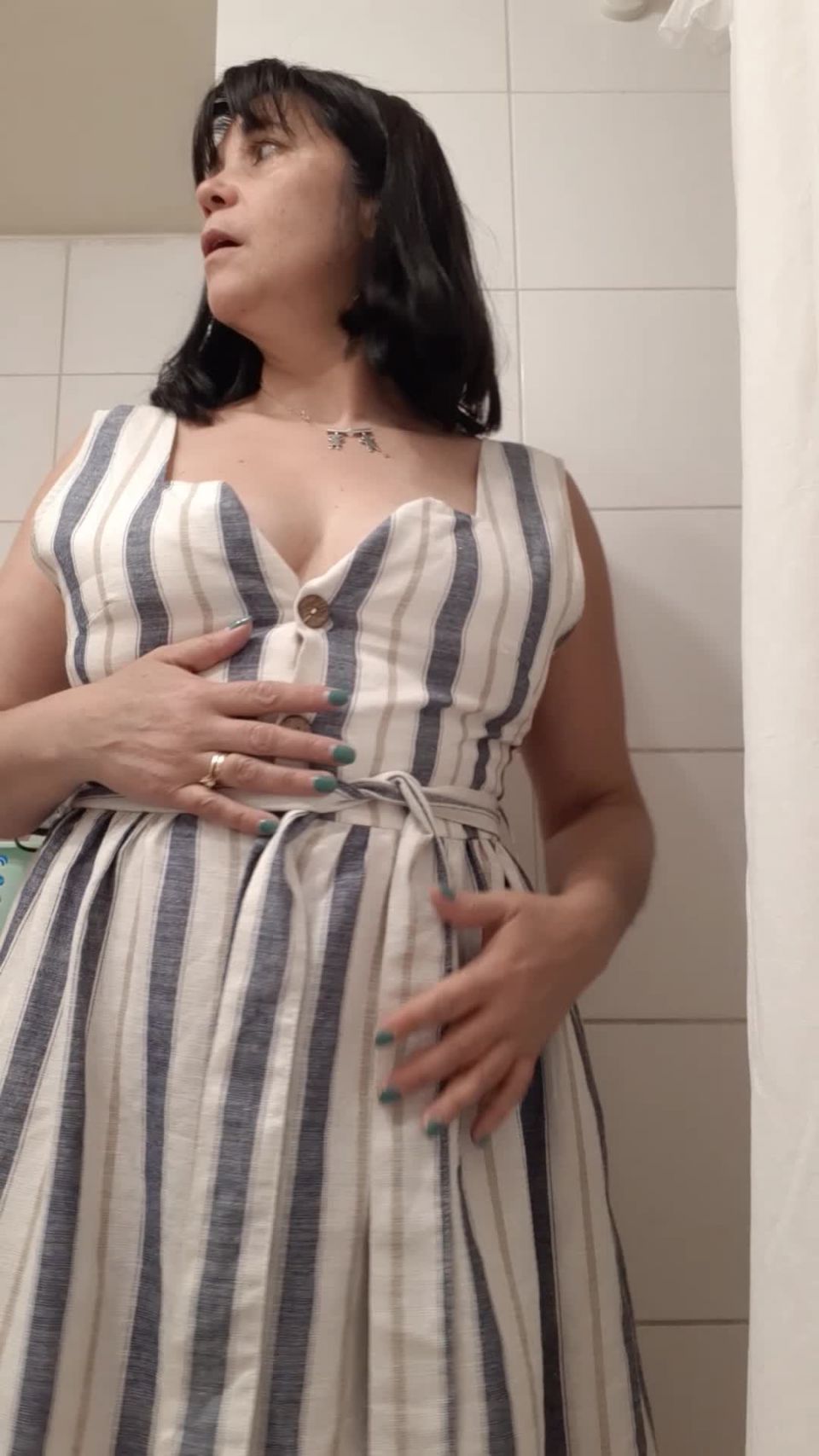 M@nyV1ds - The Hairy Pussy Mom - Pov mom fuck son in shower