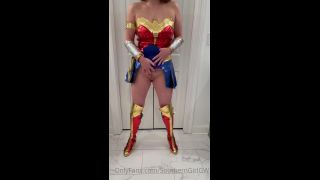 Onlyfans - SouthernGirlGW - Wonder Woman Masturbating Riding Giving a Blowjob and getting Covered in Cum Tell me wh - 11-08-2021.