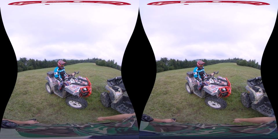 Busty Quad Biker In VR Porn