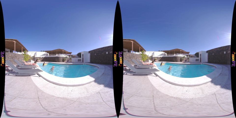 Bethany Morgan, Amelia B, Maya, Zara Hope - Pool Games Oculus 4K