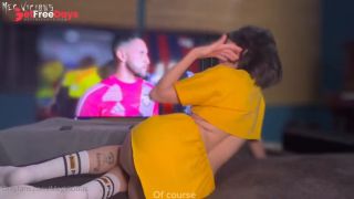 [GetFreeDays.com] Columbian Slut Gets Ass Fucked Watching Football - Meg Vicious Sex Stream December 2022