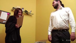 Anal punishment in office of horny milf.