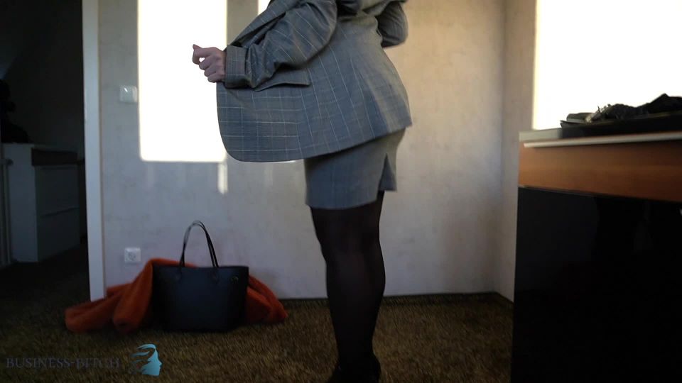 online clip 33 Business Bitch – Business Woman Leather Skirt Sex | leather fetish | fetish porn fetish pros