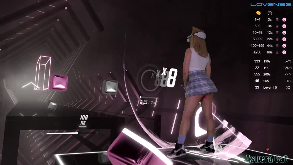 Beat Saber 🔥 Expert Level Play With Vibrator 💖 Queencard  (G)IDLE