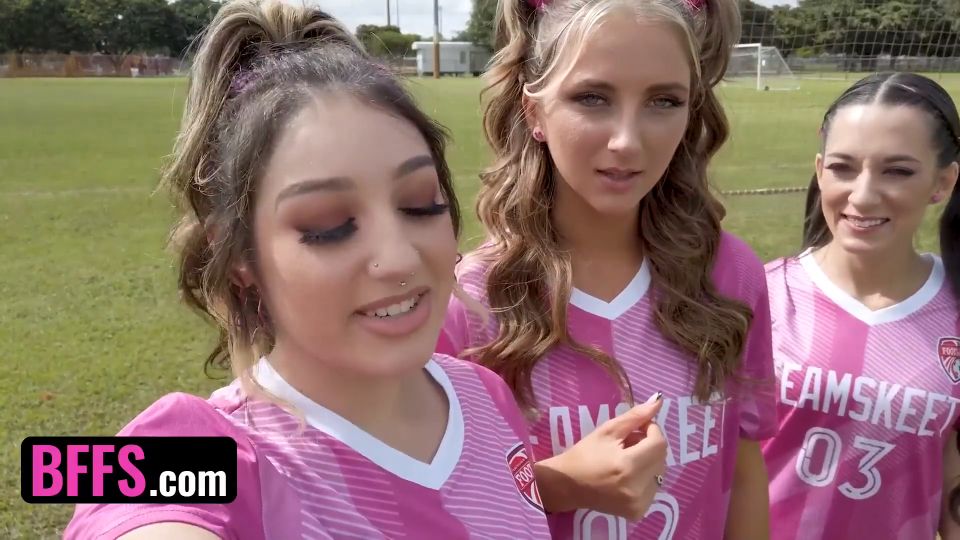 Soccer Girls Macy Meadows And Her Sexy Besties Seduce Ther New Coach An