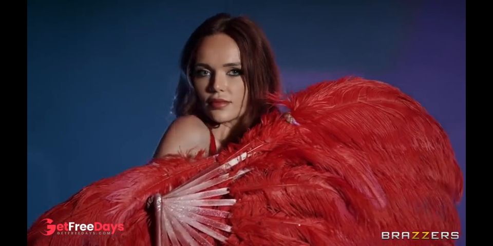 Naughty Showgirl Jasmine James Takes On An XXL Cock