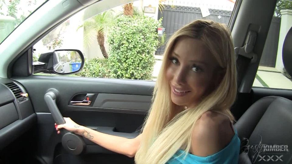 Kimber James & Christian / BJ Inside the Car Sex Clip Vid...