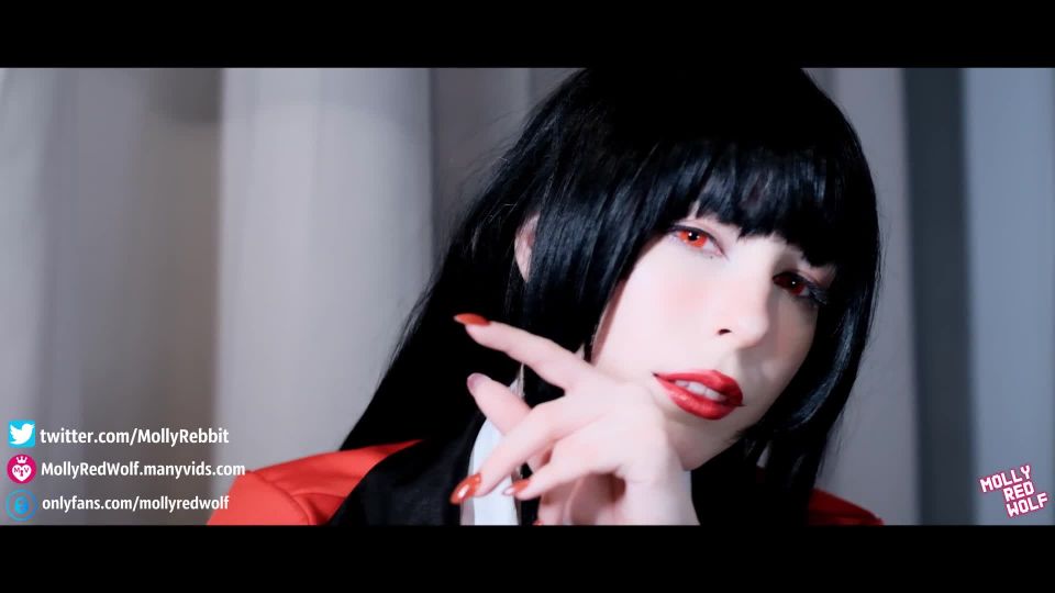 Lost her body at cards. Yumeko Kakegurui cosplay Cosplay