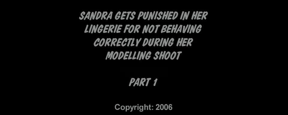 Real-Life-Spankings vidssandra punished in lingerie part1