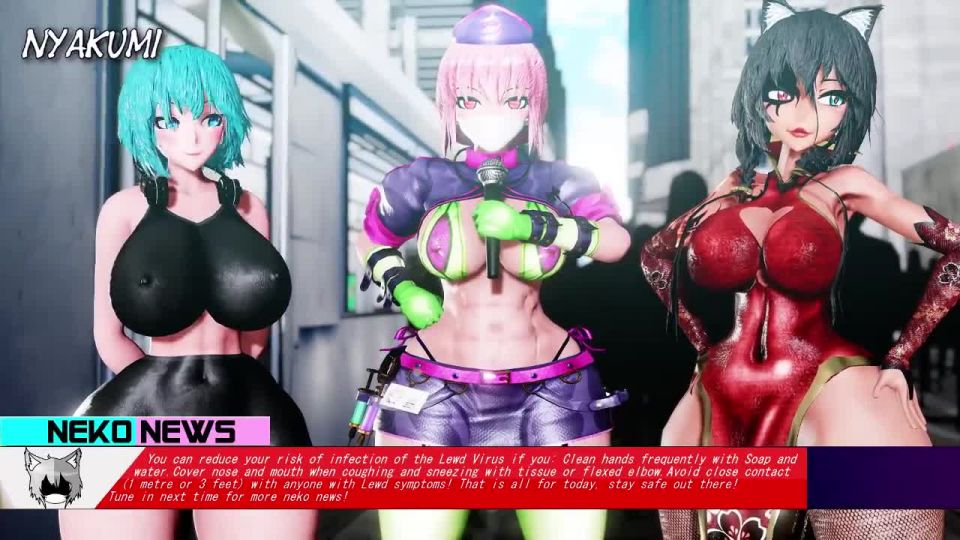 big tits cuckold Hentai -  Lewd Virus , boobs on toys