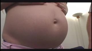 Hot Pregnant Blonde Fucks Two Guys Pregnant!