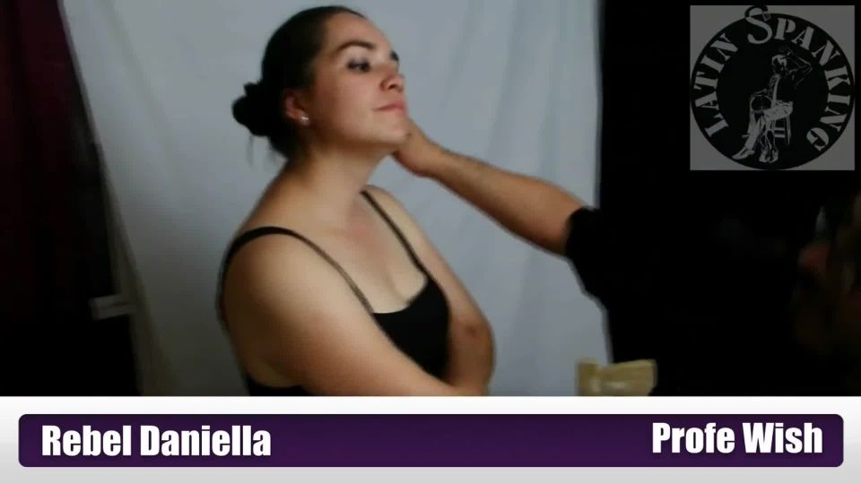 online adult clip 25 LatinSpanking – Rebel Bad Girl Daniella 1 | submissive | femdom porn neck brace fetish