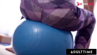 [GetFreeDays.com] ADULT TIME - Busty Trans Babe Ariel Demure Cums All Over Yoga Partner Sinn Sages MILF Ass Sex Video March 2023