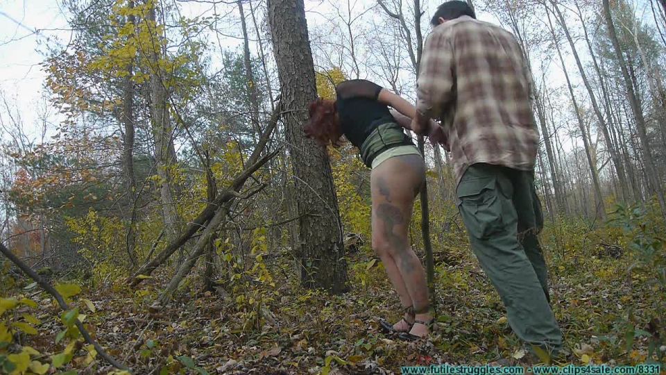 free online video 25 Rin Transported to The Woods and Tree Tied Part 2 | bdsm | bdsm porn bdsm slapping slapping tits