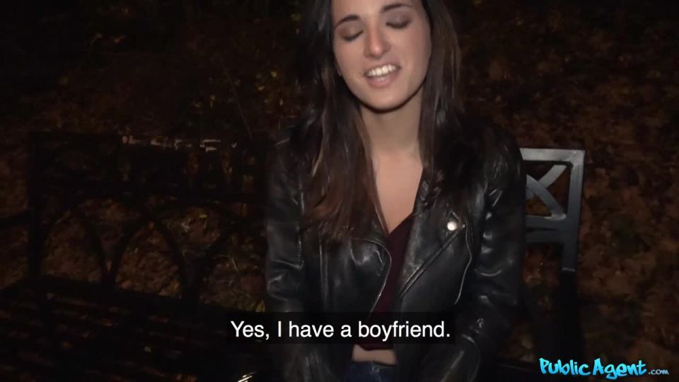 Spanish hotty creampied by a stranger Public!