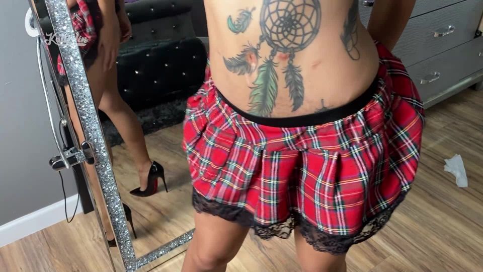 KatieLin NextDoor – Long schoolgirl BJ and more Tattoo!