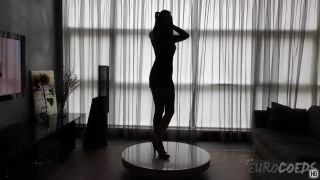 EuroCoeds 012417 fresh 21yo rebeka strip dance then first time dildo gape