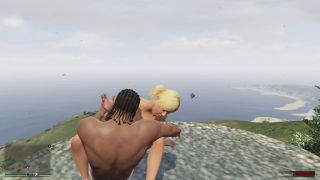 GTAHub - GTA 5 Hentai: Franklin Fucked Anal Tracey De Santa Made Her Cum at Mountain View Erotic Scene