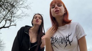online xxx clip 42 Petite Princess FemDom – Bully Girls Spit On You And Order You To Lick Their Dirty Sneakers – Outdoor POV Double Femdom - jerkoff encouragement - femdom porn sasha grey femdom