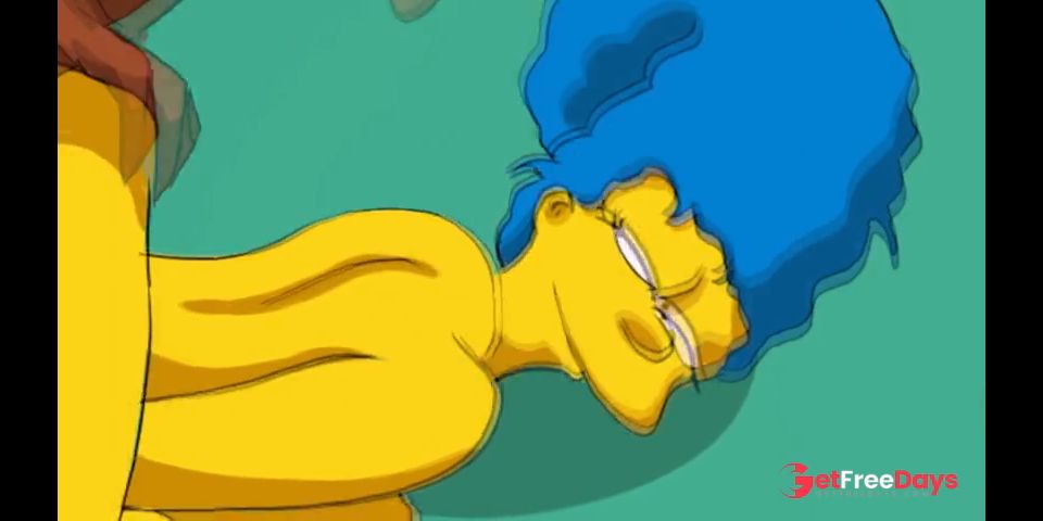 Marge enjoys Carl to the fullest The Simpsons Hentai