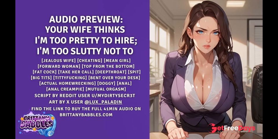 [GetFreeDays.com] Audio Preview Your Wife Thinks Im Too Pretty to Hire Im Too Slutty Not To Adult Video October 2022